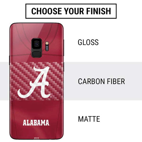 University of Alabama Maroon Jersey Galaxy S9 Skin